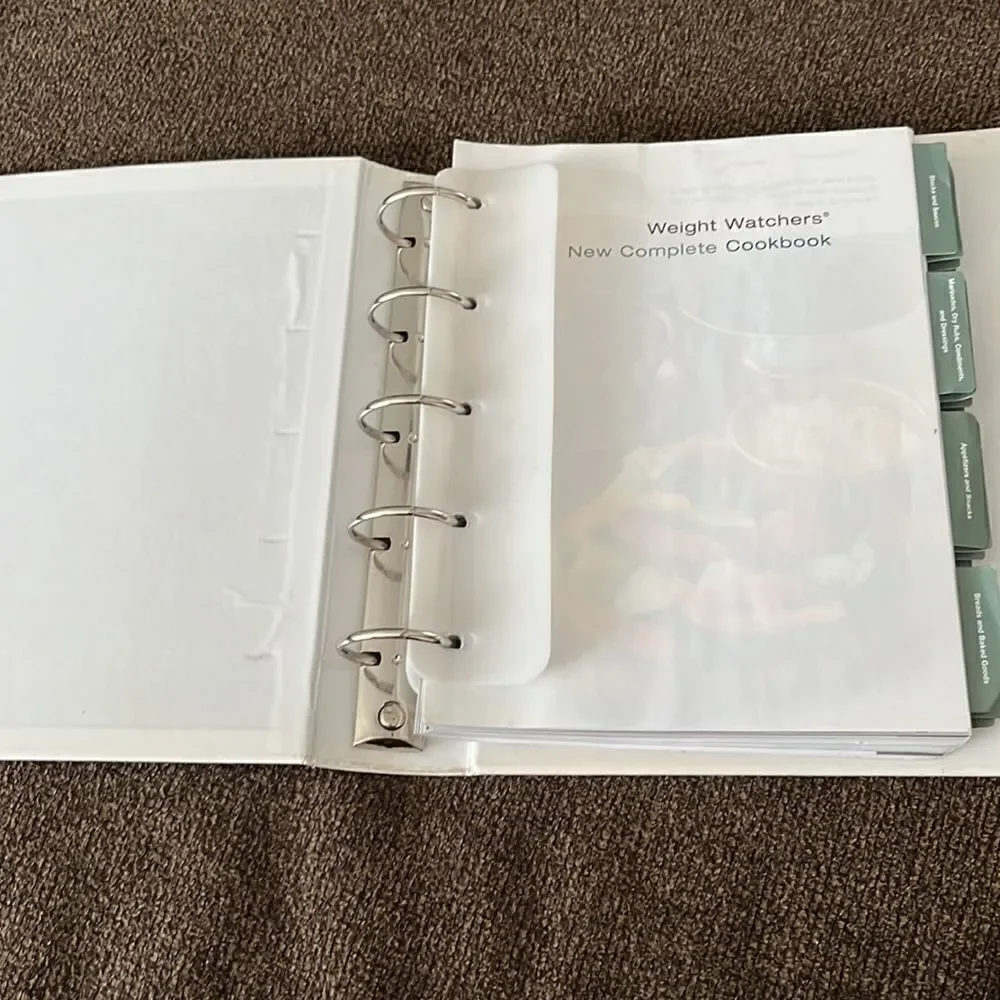 Vintage 2006 Weight Watchers Colorful 452- Page Cookbook w/  Endless Recipe- NEW